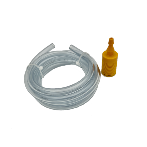 LIGNE D'ASPIRATION PVC EQUIPEE CREPINE/LESTEUR _ LONG. 2 METRES