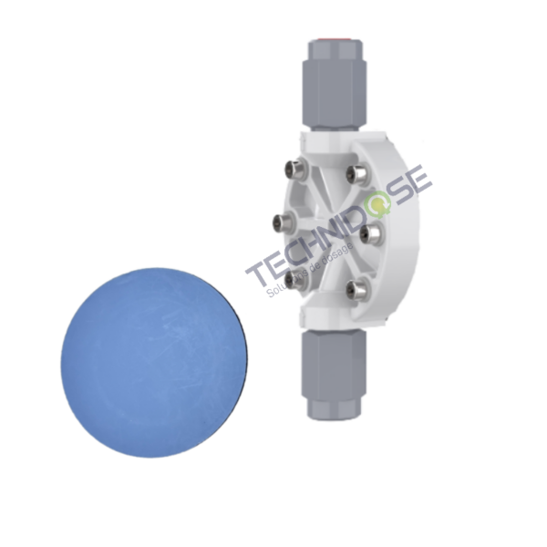 TETE DE POMPE COMPLETE SPRING/ELEKTRA MS1 138C INOX/FPM