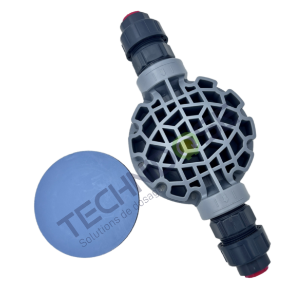 TETE DE POMPE COMPLETE SPRING/ELEKTRA MS1 165 PVC/FPM