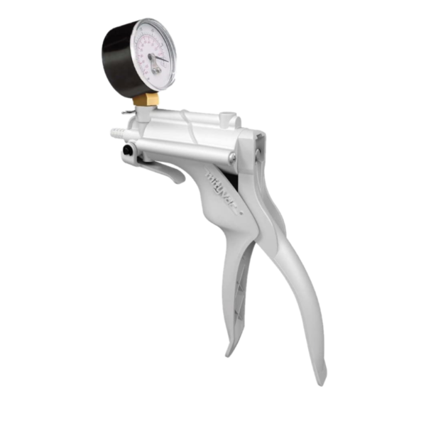 POMPE A VIDE MANUELLE AVEC MANOMETRE