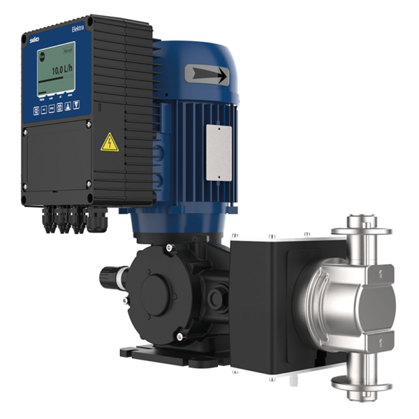 ELEKTRA PISTON PS1 INOX/FPM 35 L/H 20 BAR 3/8''Gf - 0.37kW 58cps/min