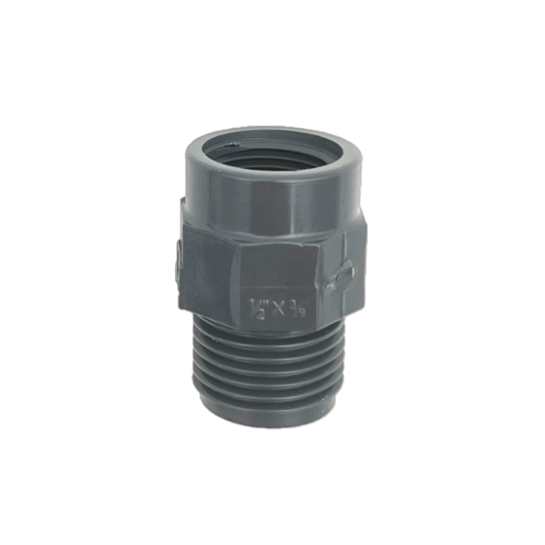 REDUCTION PVC M/F 1/2" Gm x 3/8" Gf
