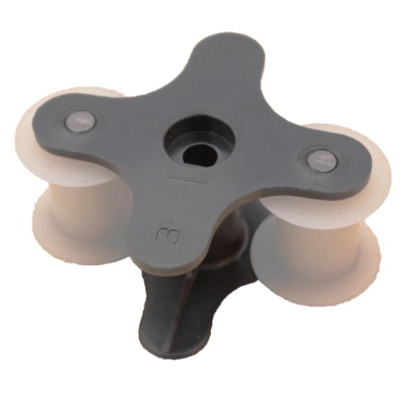 PORTE-GALETS BLANC DELRIN Ø11.1 - PR18