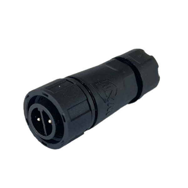 CONNECTEUR DIN MALE 2 BROCHES