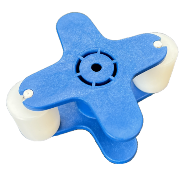 PORTE GALETS COMPLET POMPE H - BLANC DELRIN