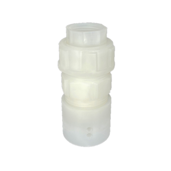 FILTRE DE PIED PVDF/FPM 1''Gf AVEC CLAPET ANTI-RETOUR
