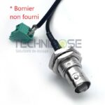 CONNECTEUR BNC FEMELLE PRE-CABLE COAXIAL - CIRCUIT VERS BOITIER – Image 2