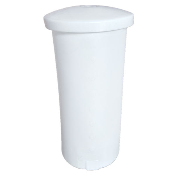 RESERVOIR PEHD VERTICAL CYNDRIQUE OUVERT + COUVERCLE - 200L