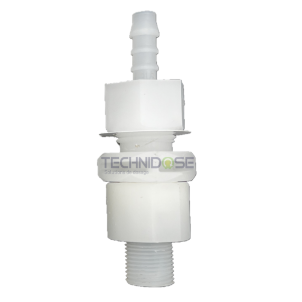 CLAPET PVDF DOUBLE LEVRE FKM - 3/8''