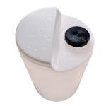 RESERVOIR PE SER-50 L EQUIPE AVEC DEMI-LUNE SOUDEE