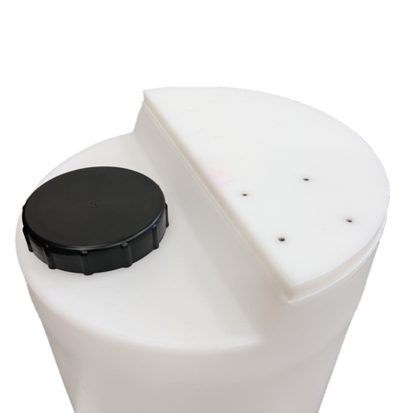 RESERVOIR PE SER-250 L EQUIPE DEMI-LUNE SOUDEE +KIT 01