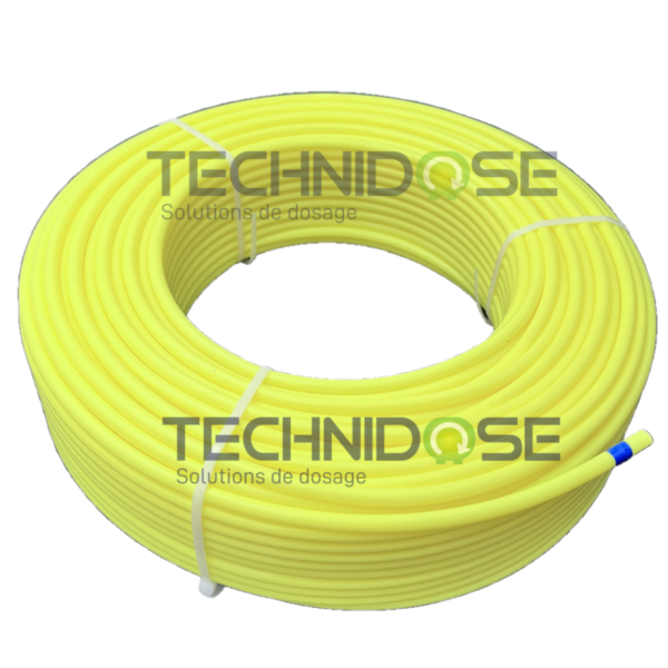 COURONNE PTFE JAUNE 6X8 L=100m - Prix au mL - PN 10 BAR