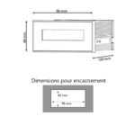 KONTROL K40CD - EC-COND - ENCASTRABLE 48x96 – Image 2
