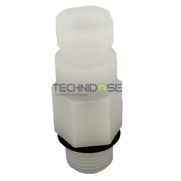 PORTE-SONDE PSS3 PVDF COURT 1/2" Gm - 90°C 7 BAR - A PARTIR DU DN63