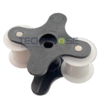 PORTE-GALETS DELRIN BLANC SEKO pour TUBE 3x7 Ø12.2 mm - 9900151048 / RIC0151080