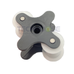 PORTE-GALETS DELRIN BLANC SEKO pour TUBE 3x7 Ø12.2 mm - 9900151048 / RIC0151080