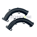 GUIDE TUYAU PA COUDÉ 90° POUR TUBE Ø12 EXT