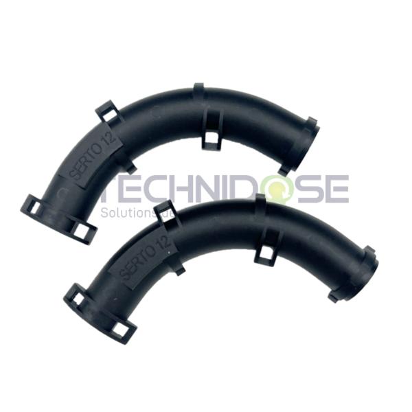 GUIDE TUYAU PA COUDÉ 90° POUR TUBE Ø12 EXT