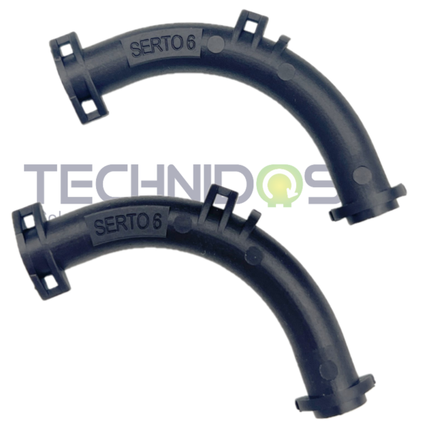 GUIDE TUYAU PA COUDÉ 90° POUR TUBE Ø6 EXT