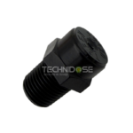 BUSE NOIRE PULVERISATION 120° ANTI-GOUTTE - ACETAL - 1/8"M NPT