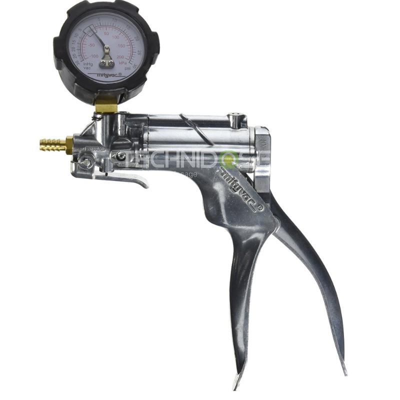POMPE A VIDE MANUELLE AVEC MANOMETRE MV8510 - METAL