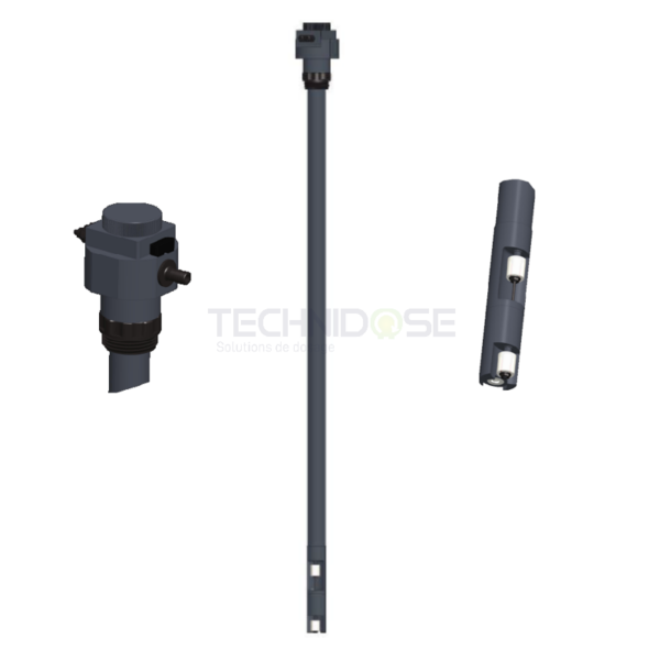 Canne d'aspiration XXL double niveau pour fûts 200 L et cuves IBC - 9900100275