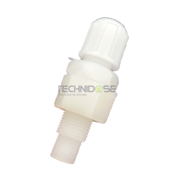 CLAPET D'INJECTION A BILLE 603-800 PVDF/PTFE POUR 4x6