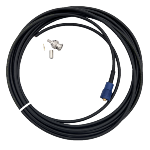 CABLE COAXIAL -TERMINAISON S7 - L= 20 m - RACCORD BNC à SERTIR