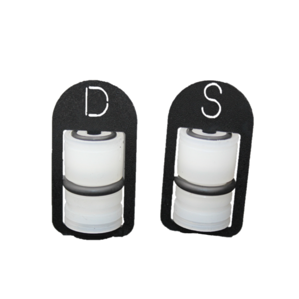 BOITE A CLAPETS x2 (ASP & REF) 500-600-603-800 PVDF/C/FKM-B