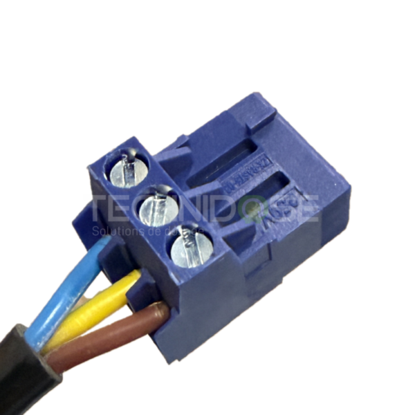 CONNECTEUR ALIMENTATION 250V FEMELLE 3 POLES - PAS DE 5.08mm