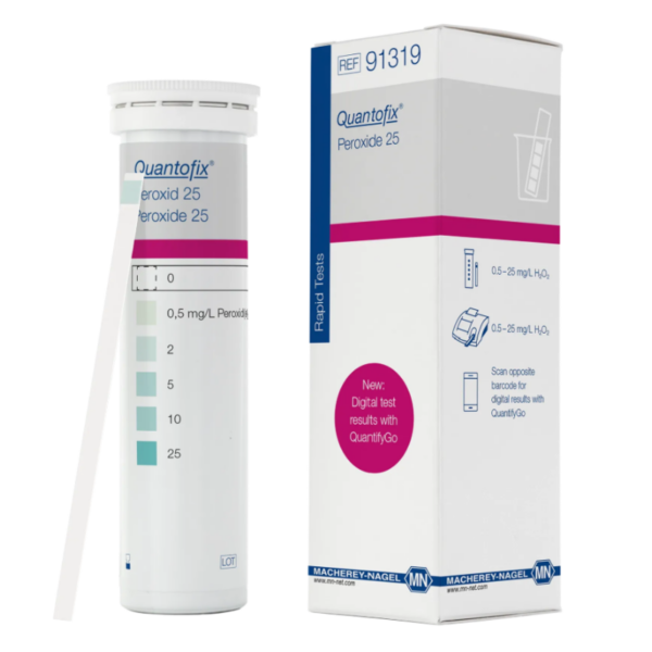 BANDELETTES QUANTOFIX PEROXYDE 25 - 100 TESTS