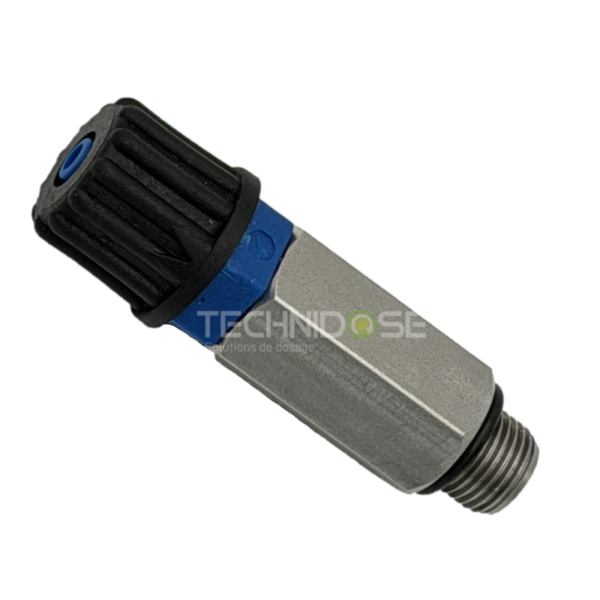 CLAPET ANTI-RETOUR INOX 316 TUBE 4x6 JOINTS FPM - CONNEXION 1/8''Gm