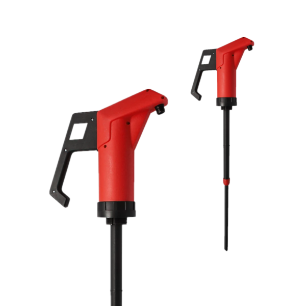 POMPE MANUELLE JP04 Ø40 - Lg 500 -900mm - PP/EPDM 0.3L/cp - ROUGE