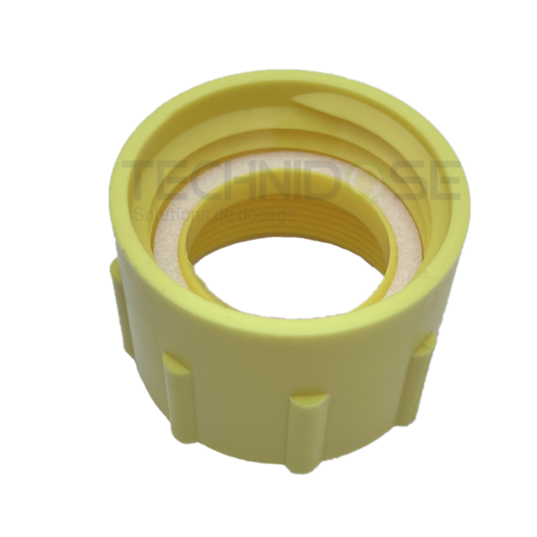ADAPTATEUR PP 2''Gf /DIN 61-31 femelle JAUNE BIDON 25L