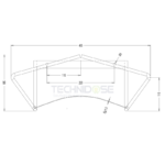 SUPPORT MURAL INOX POUR TUYAU - LB000128