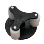 PORTE GALET BLANC COMPLET POMPE H DELRIN POUR WASH SERIE SEKO - 9900108032