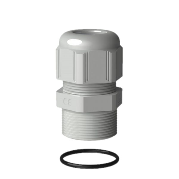 PRESSE ETOUPE PLASTIQUE IP68 ISO12 RAL7035 GRIS- M25 Ø 13 à 18 mm